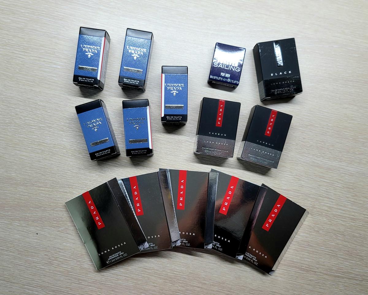 남자 향수 미니어처 및 바이알 미개봉