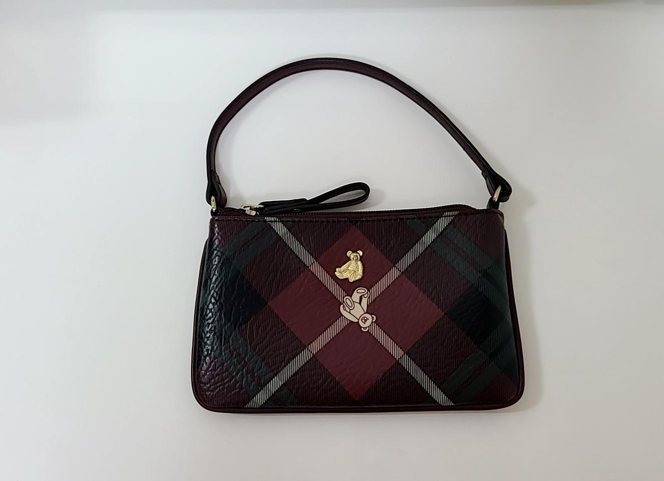 미니백, 미사용, 버건디