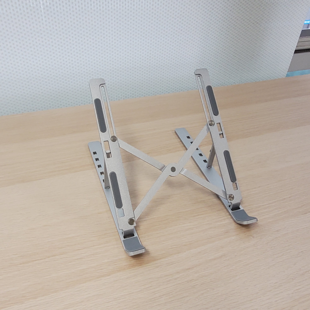 휴대용 접이식 알루미늄 노트북 거치대 받침대 스탠드