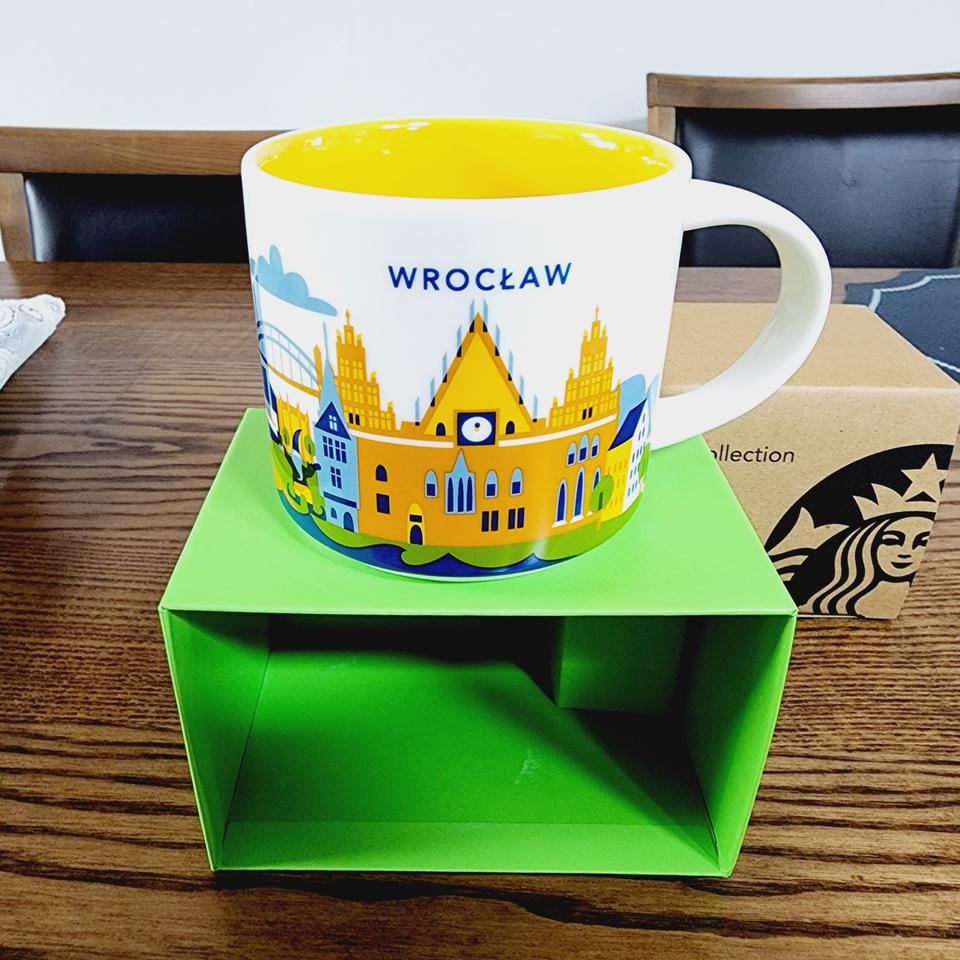 스타벅스 You Are Here 컬렉션 폴란드 브로츠와프 머그컵