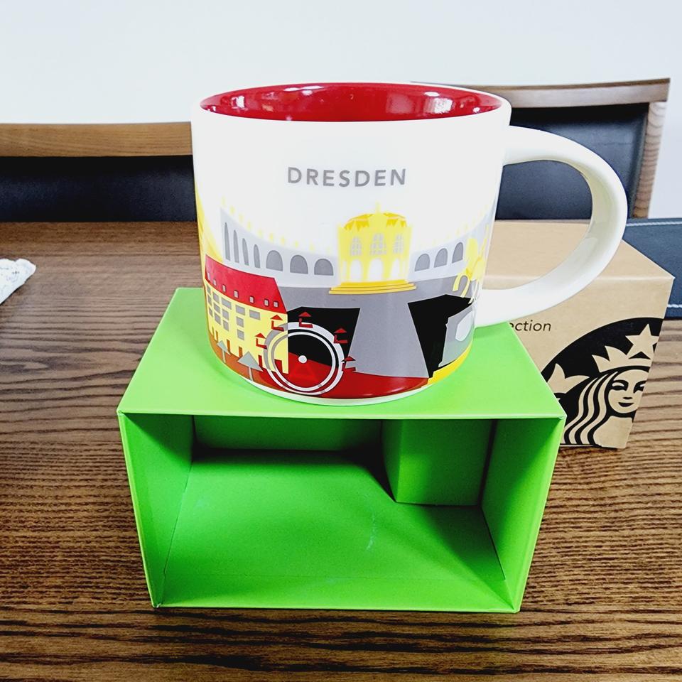 스타벅스 You Are Here 컬렉션 독일 드레스덴 머그컵
