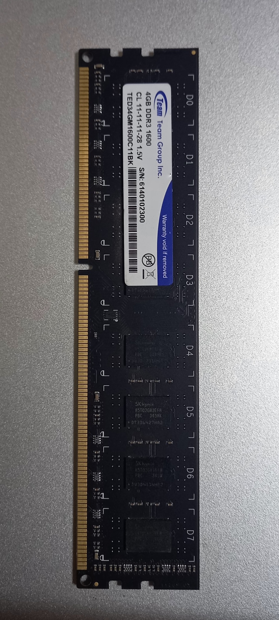 ddr3 램 4g