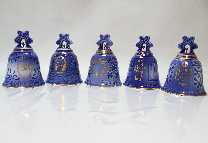 빈티지 로얄 코펜하겐 B&G 1974-1978 크리스마스 벨