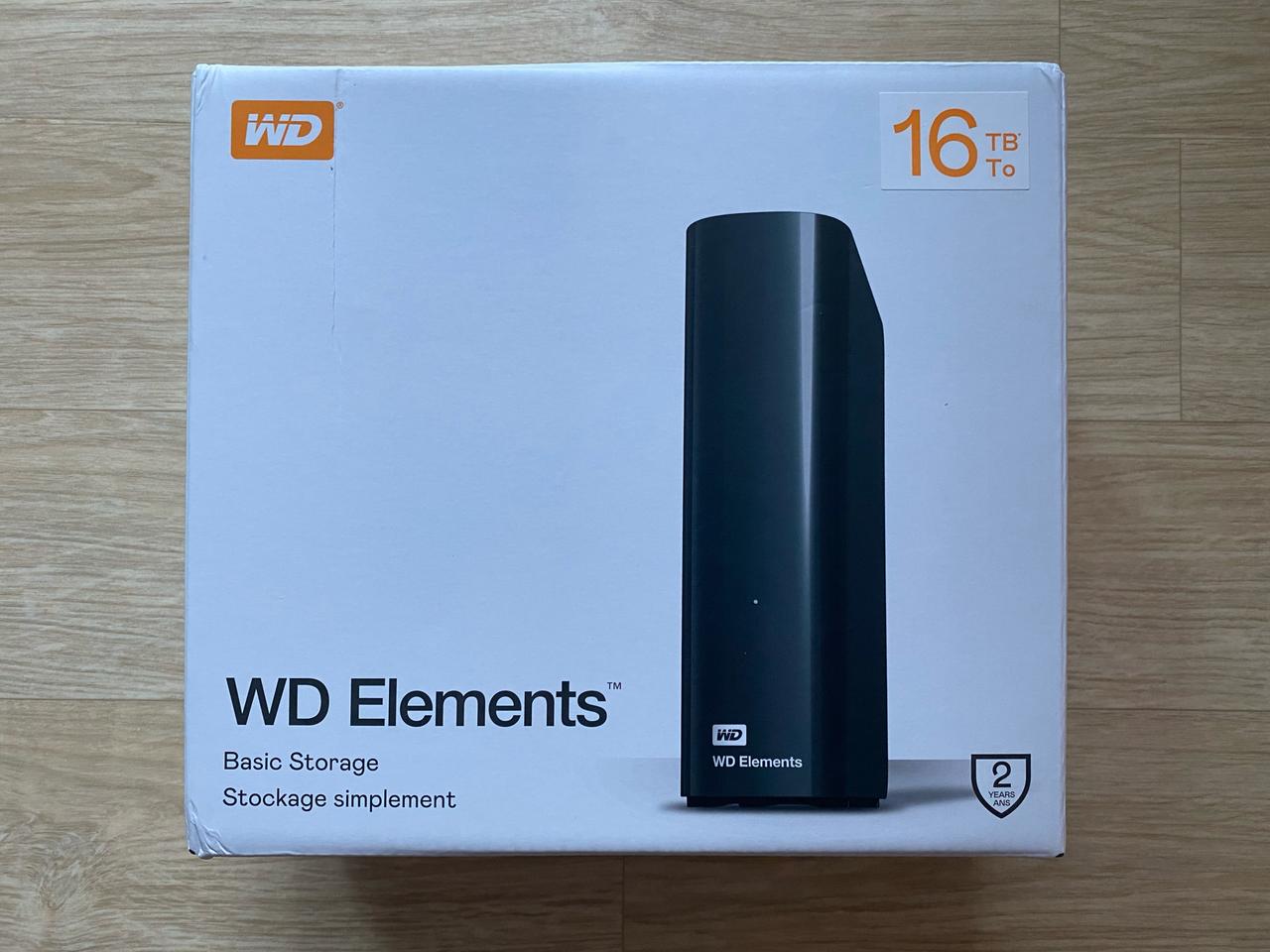 WD 엘리먼트 16TB 미개봉