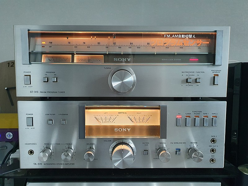 소니 TA-515앰프+ST-313 튜너 세트
