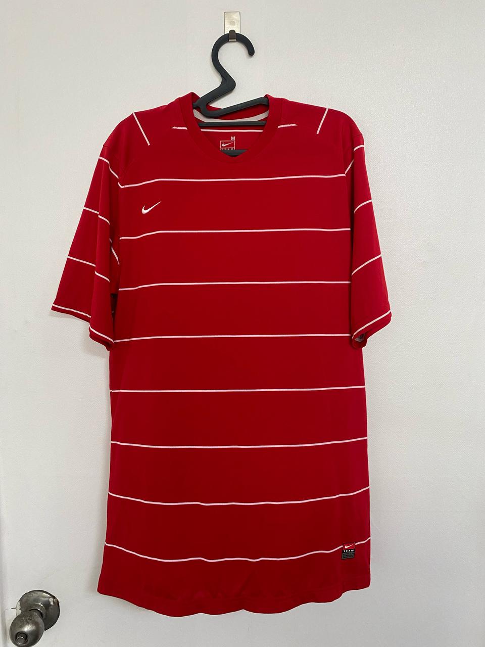 (100)나이키 스트라이프 기능성 티