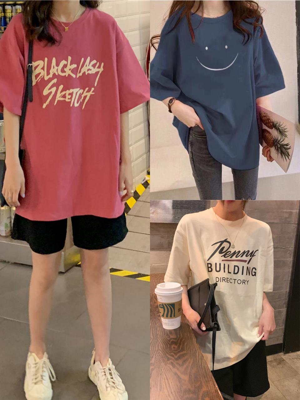 여성반팔 티셔츠 3장(택포 )