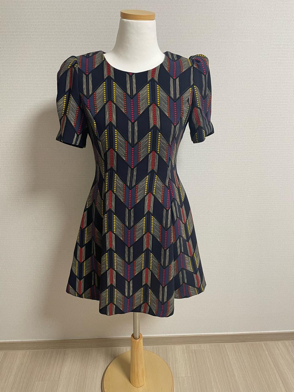 국산여름반팔원피스 디토