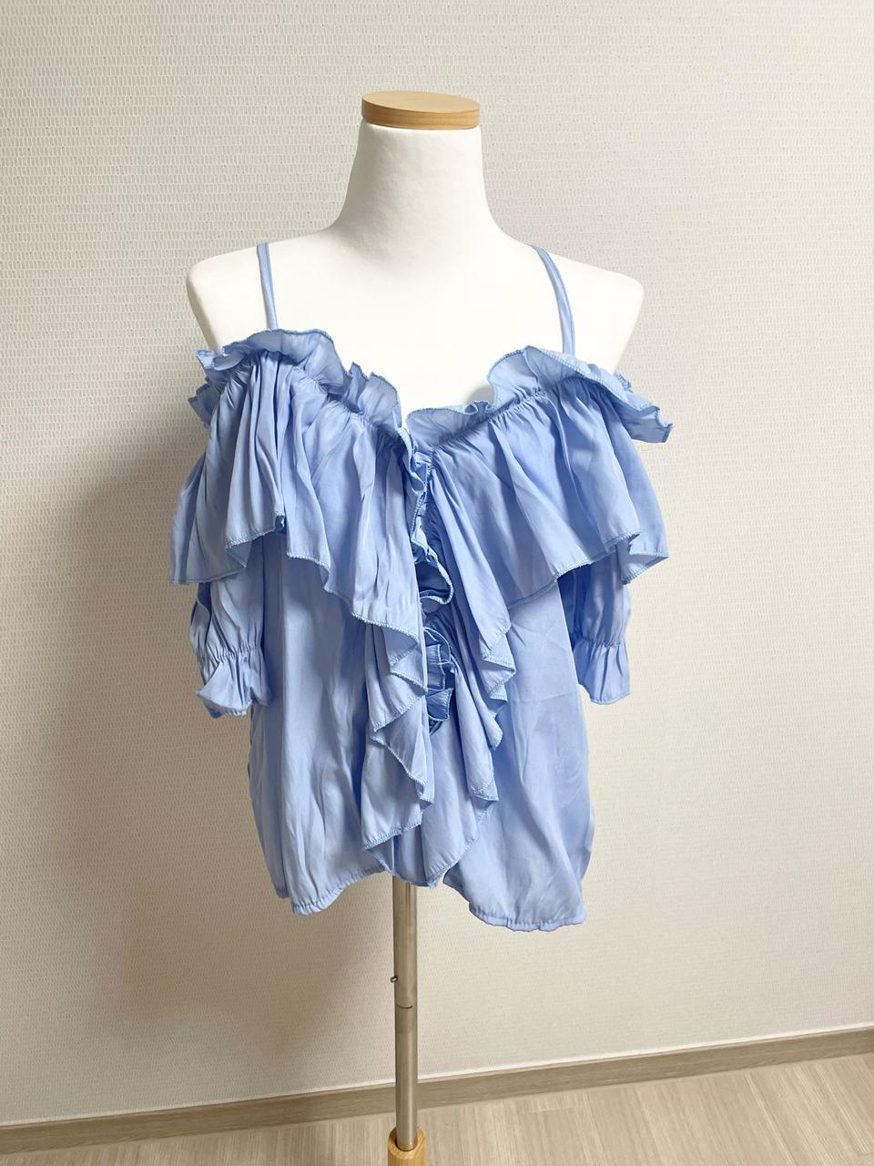 여성 여름 오프숄더 블라우스 새제품