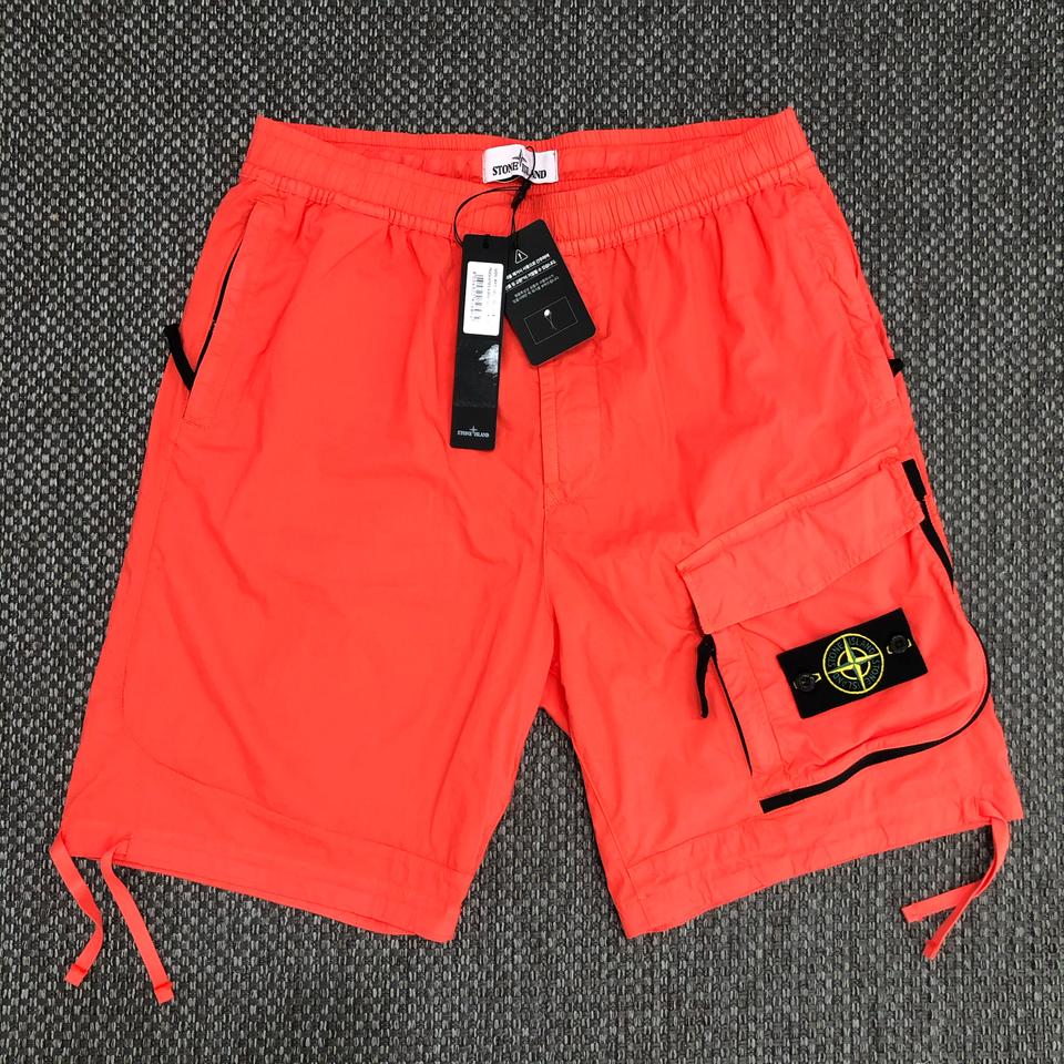 33*22SS스톤아일랜드 포켓 나일론 버뮤다 반바지