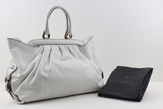 펜디 화이트 레더 닥터 토트백(b3175)