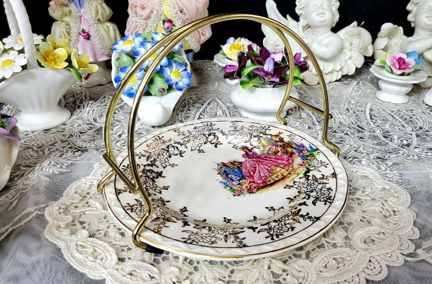 (특가세일 )영국 크레놀린 레이디 핸들 디저트 트레이