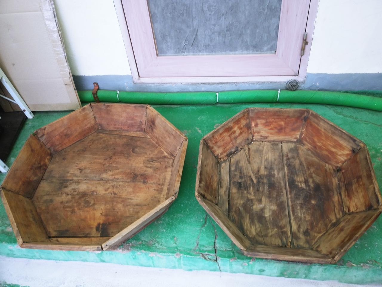 오래된 나무함지박(일괄2개)