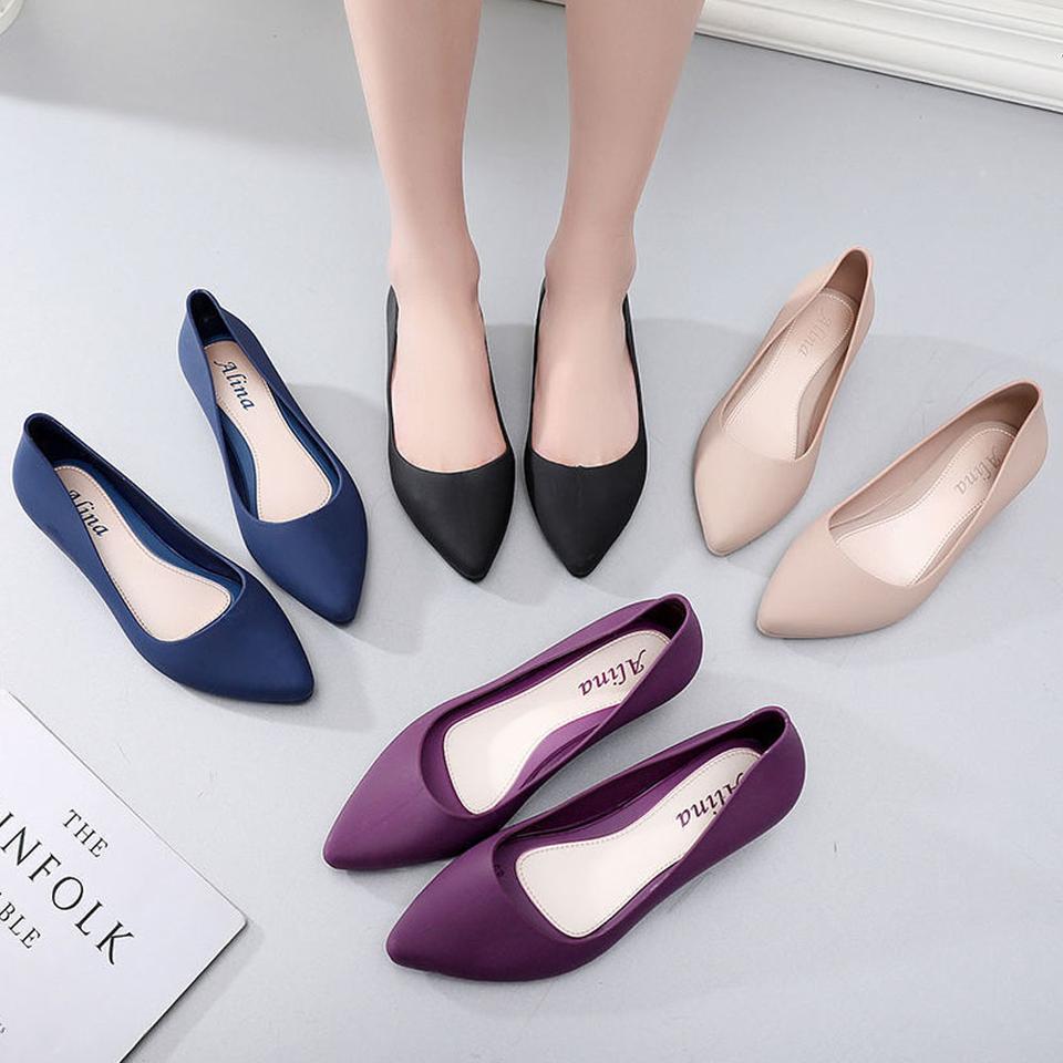 말랑말랑 젤리슈즈 4컬러 편한여성신발 데일리슈즈 (230~250)