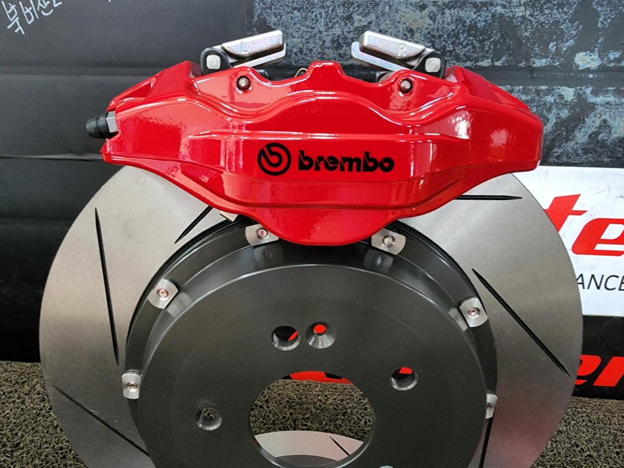 G70 스팅어 용 순정브렘보2P 튜닝 세트 인터알디스크 350MM 경량디스크