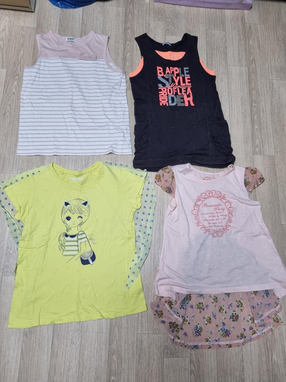 150호 여아나시2장 반팔티셔츠2장 일괄