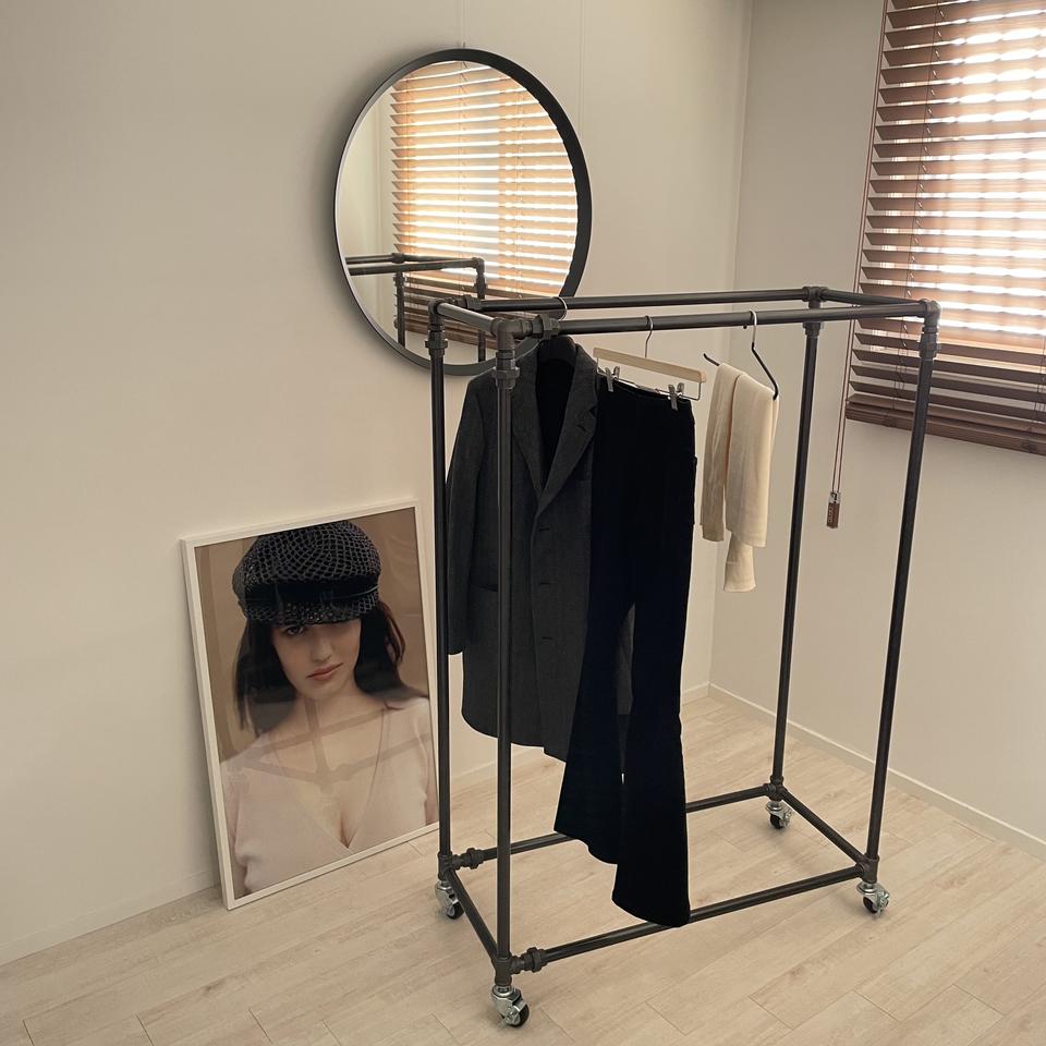 매장용 양면 디피 파이프 행거