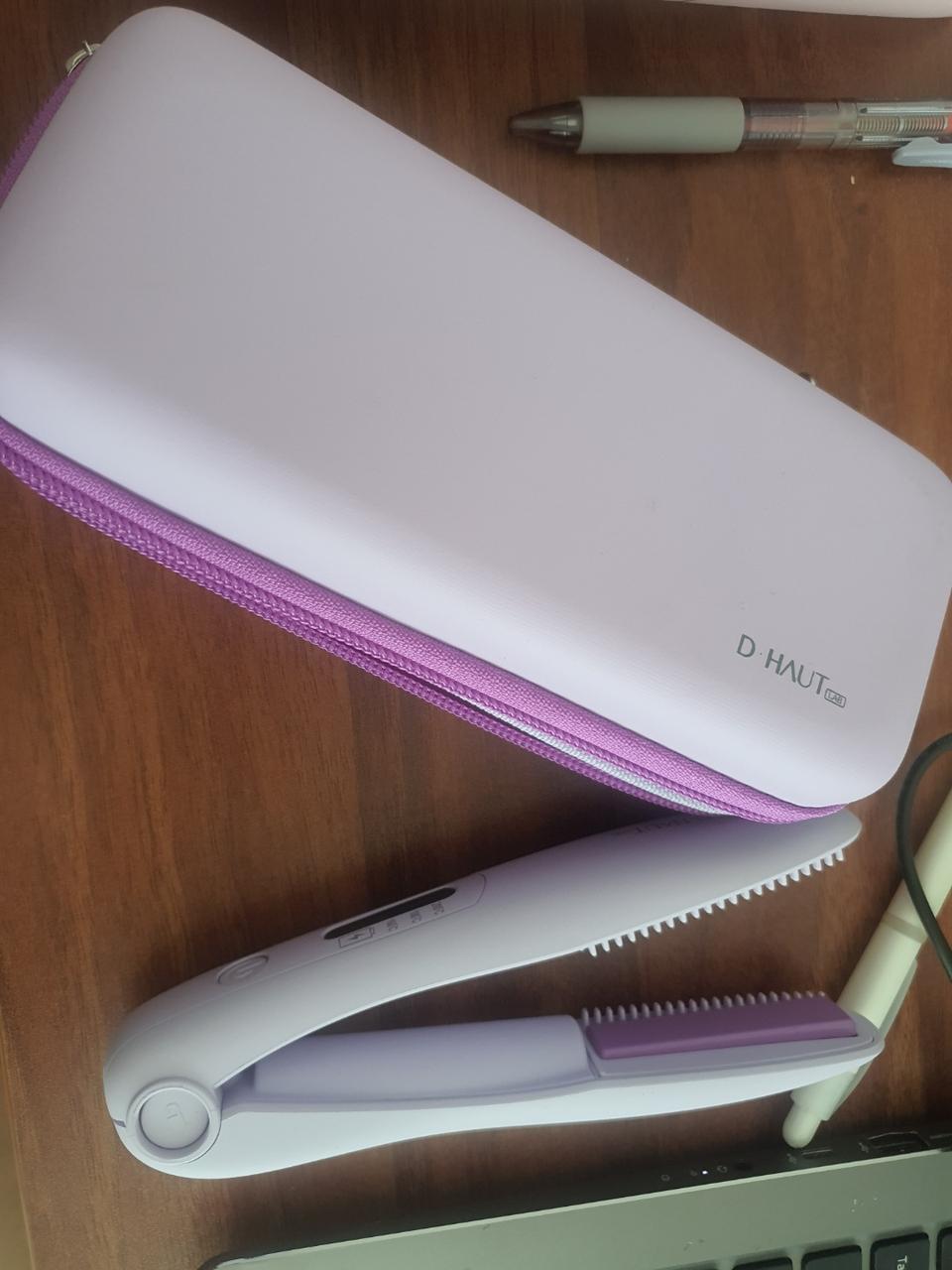 퍼플 미니 무선 고데기