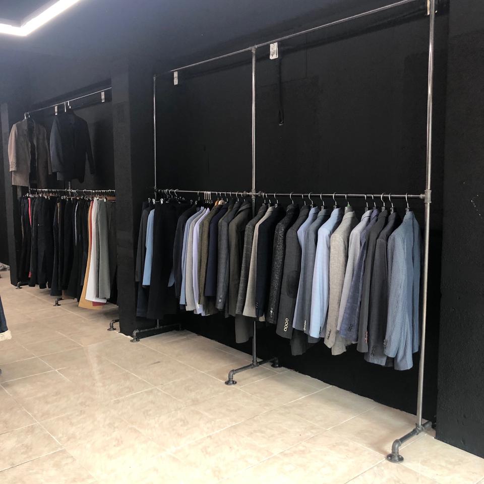 흑관 크로스 파이프행거