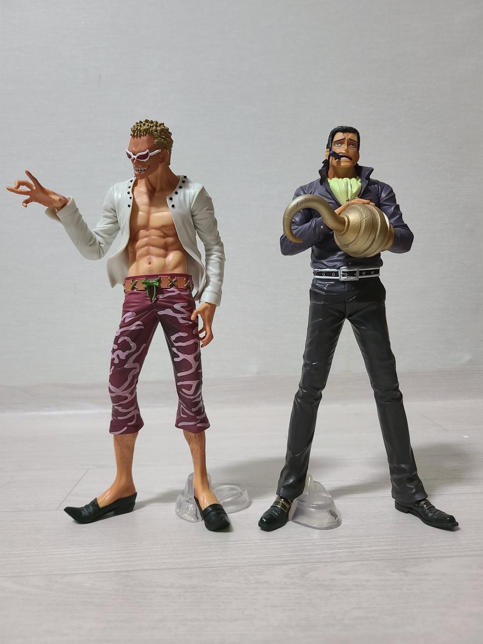 원피스 피규어 제일복권 칠무해 도플라밍고+크로커다일