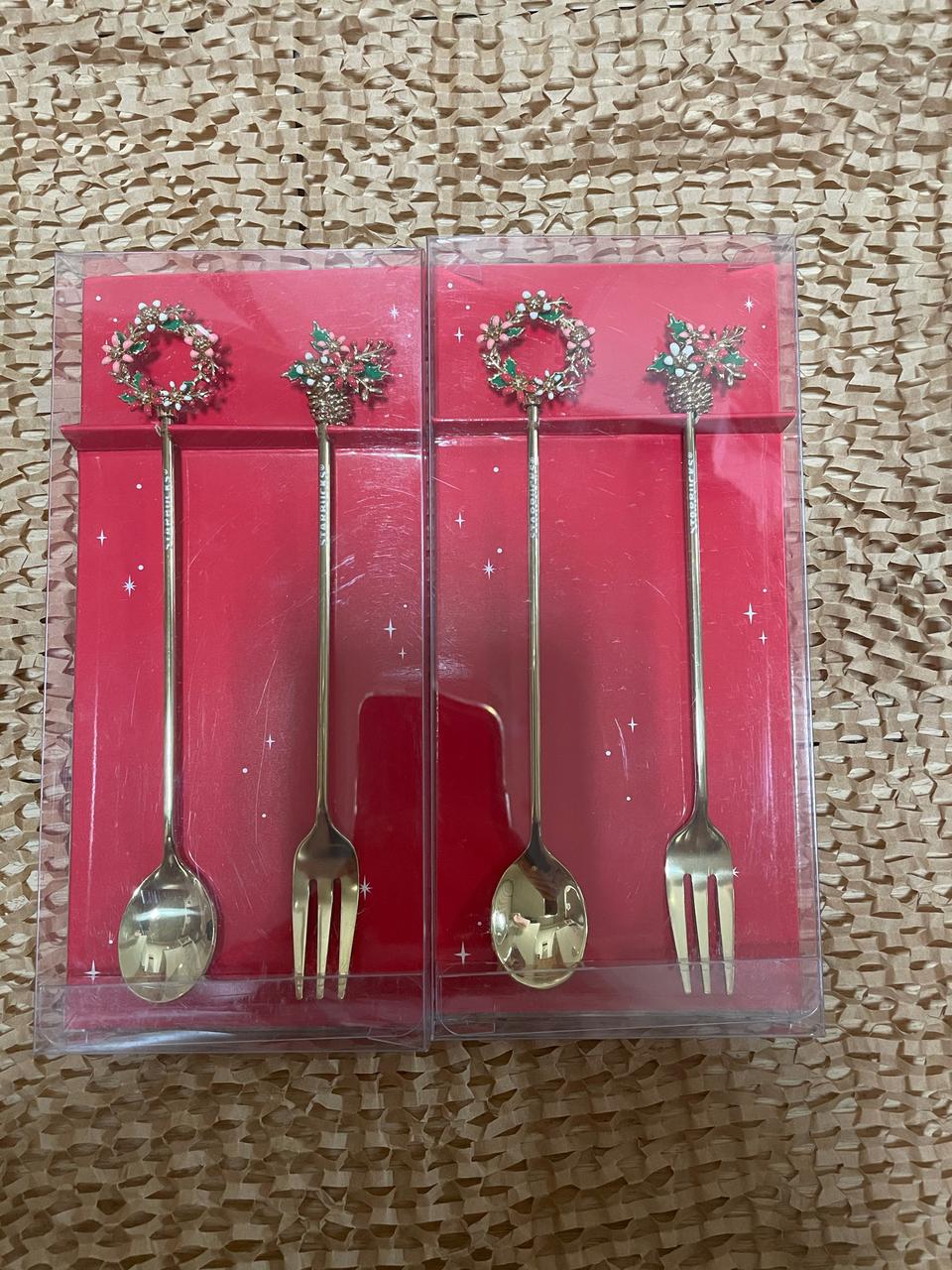 스타벅스 홀리데이 티 커트러리 세트