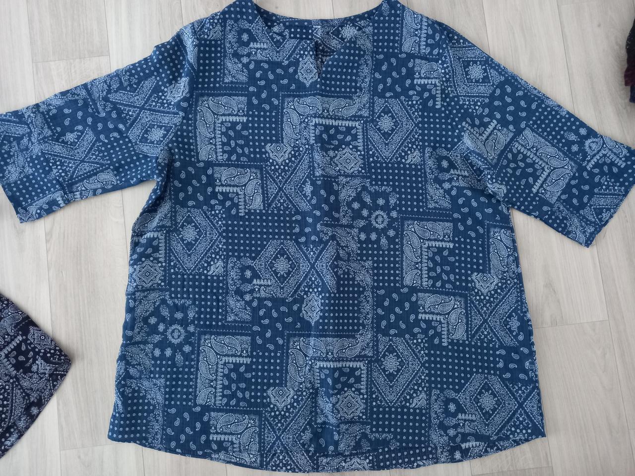 페이즐리무늬 여름티