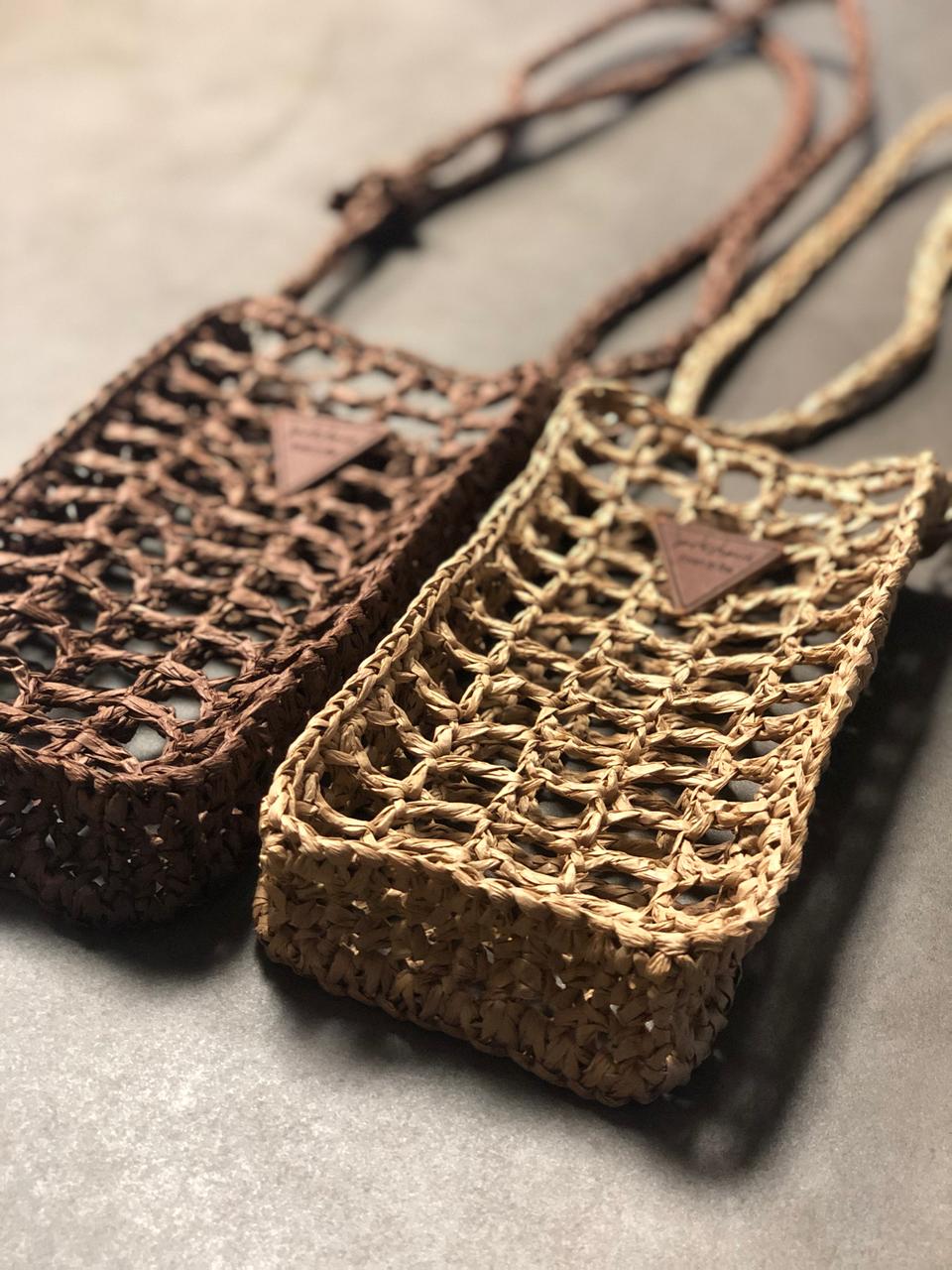 라피아 미니크로스백(택포!)