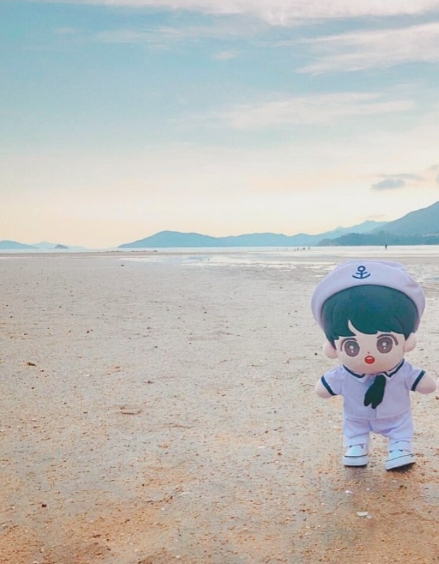 세라복마린룩세일러복해양소년단소품20cm솜인형옷앙스타누이넨도아이돌베레모제복