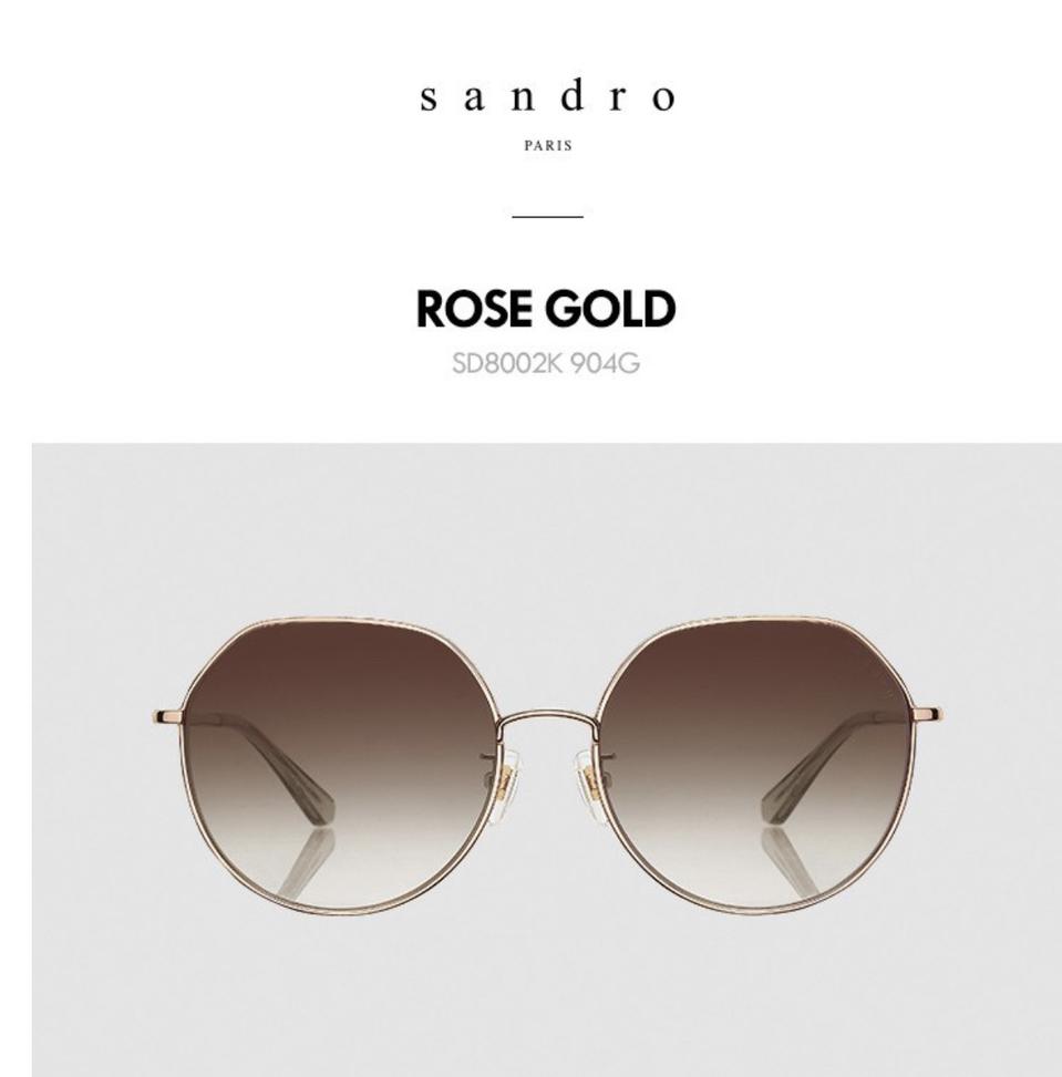 산드로 로즈골드 선글라스 새제품