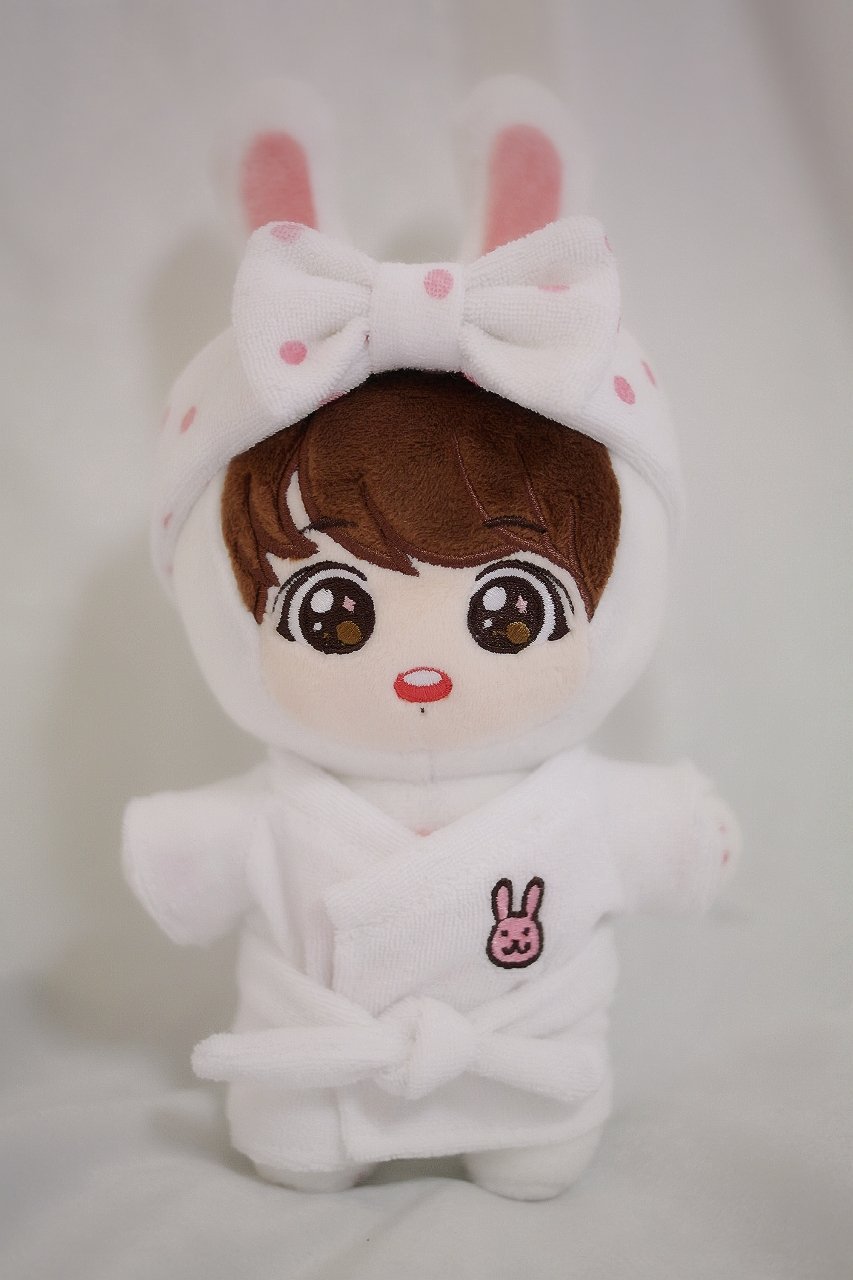 아이돌속성솜뭉치인형옷소품샤워가운세안밴드수건넨도앙스타누이빵빵덕20cm레전꾹