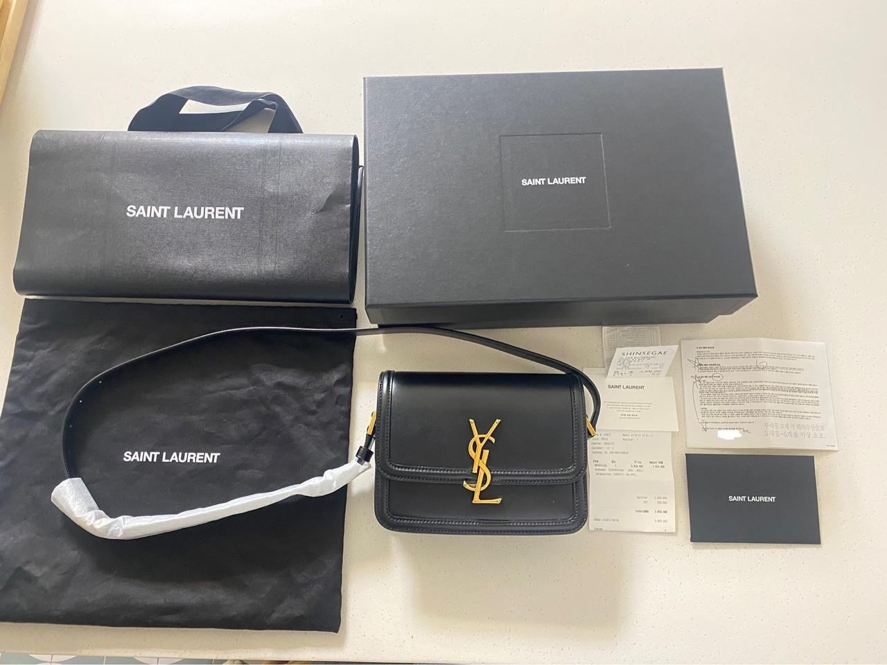 거진새것)정품 생로랑스몰 박스백