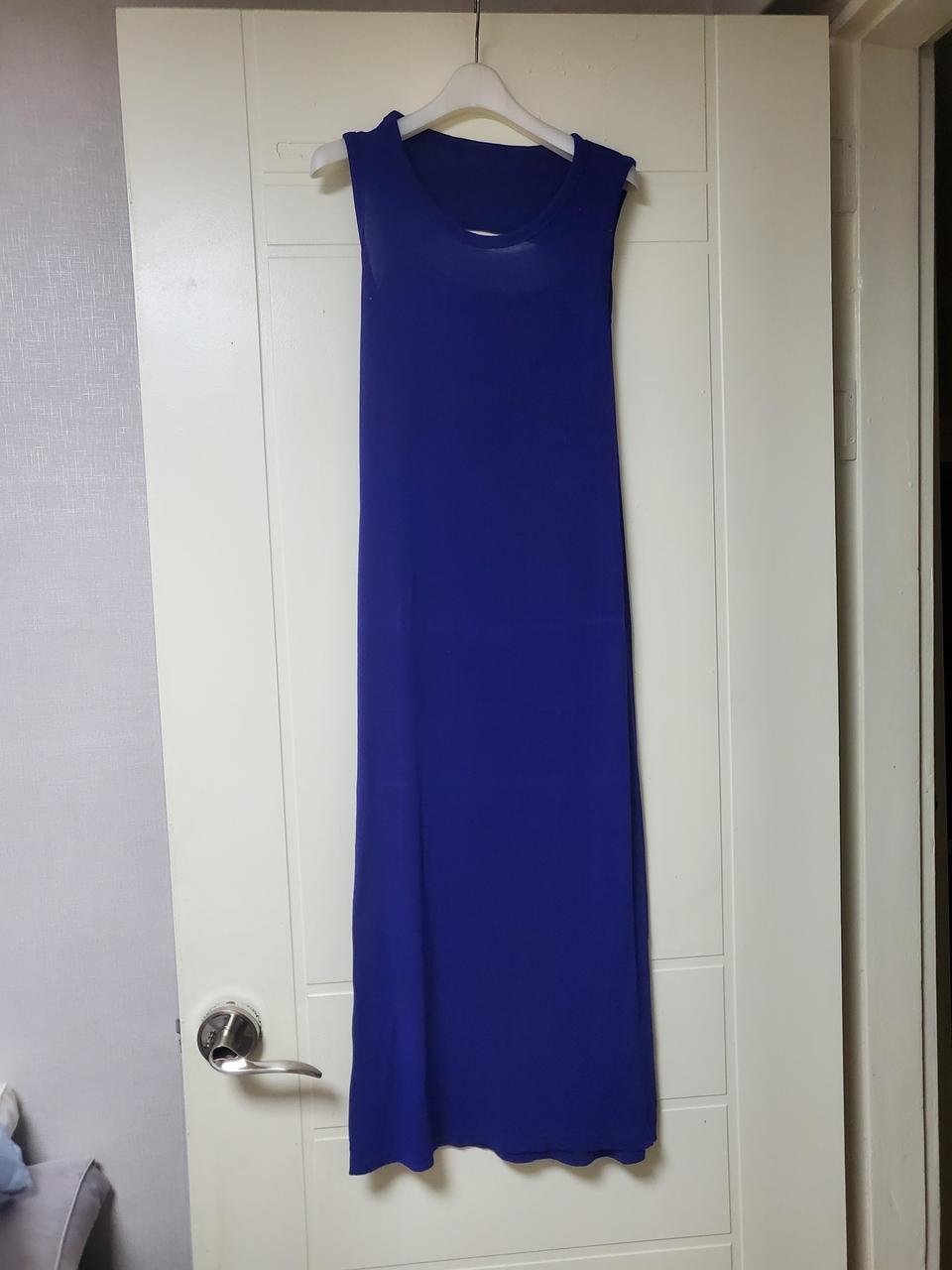 트임 쫀쫀 롱니트 원피스