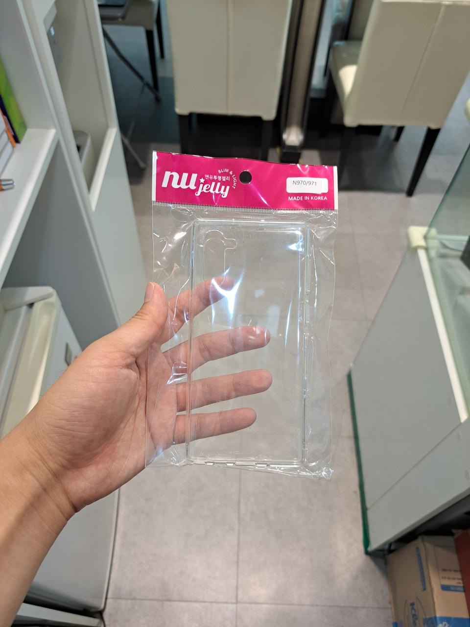 (미개봉) 갤럭시 노트10 젤리케이스 2개 천원