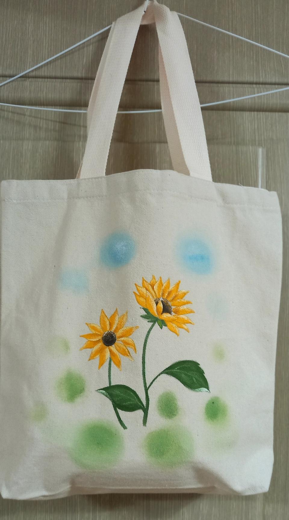 해바라기 에코백