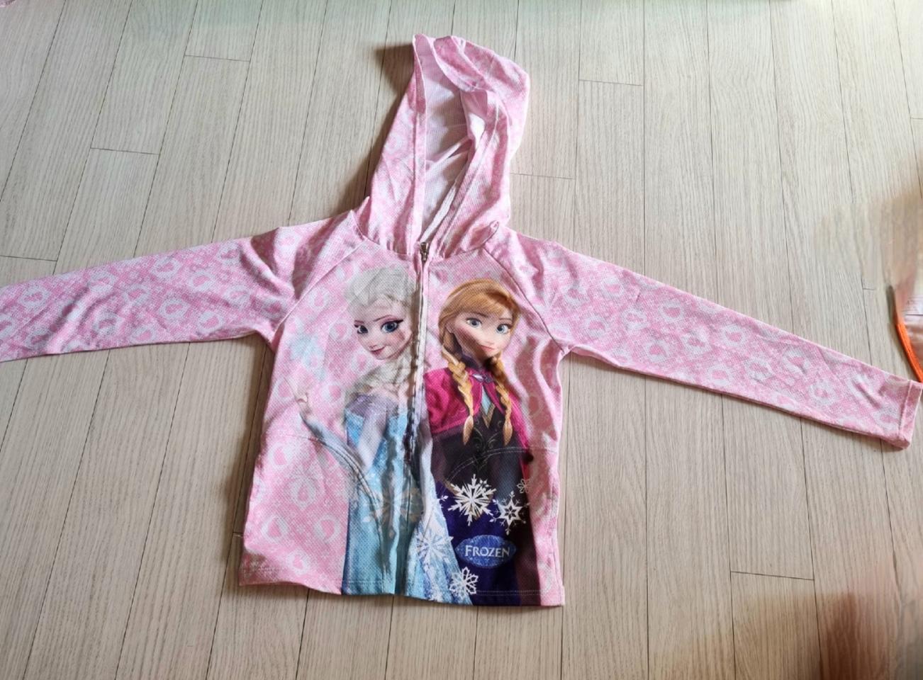 디즈니 겨울왕국 엘사 안나  후드집업 가디건