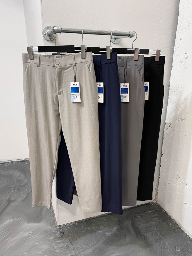 무료배송 냉감 쿨맥스 사방스판 뒷밴딩 여름바지 밴딩바지 밴딩슬랙스 마바지