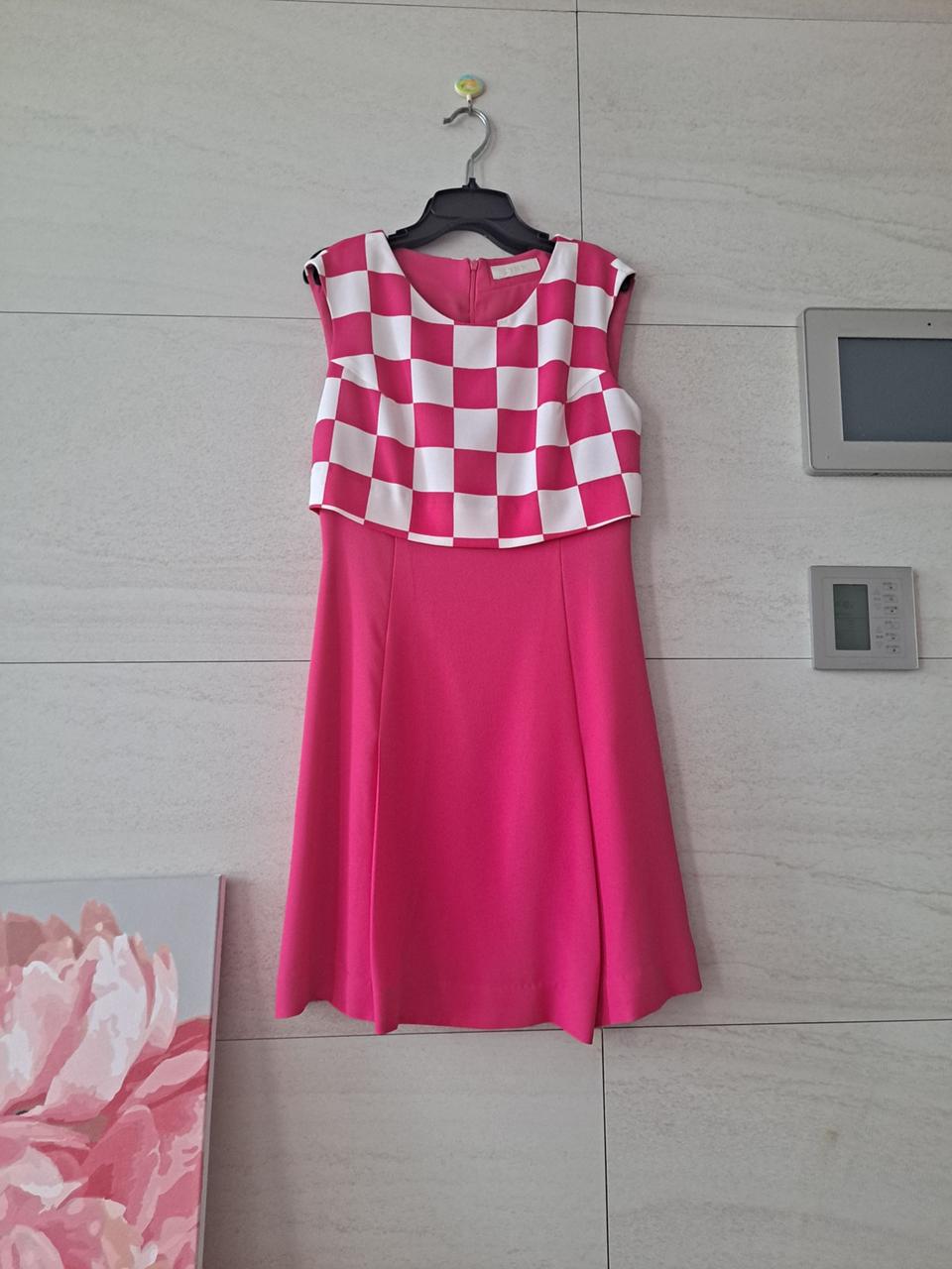 새상품]린 체크 원피스