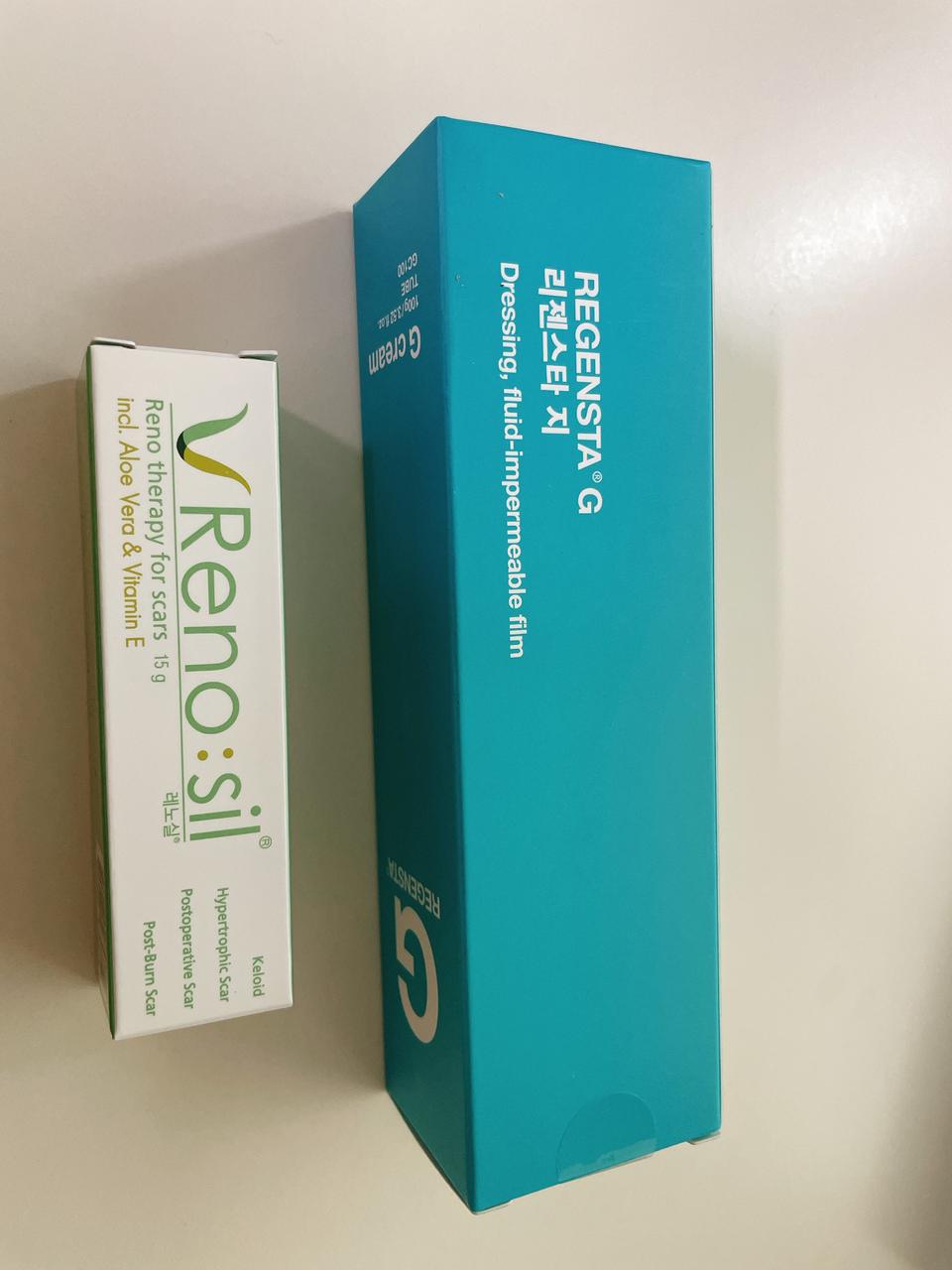 새제품)레노실 5g 흉터연고+지크림