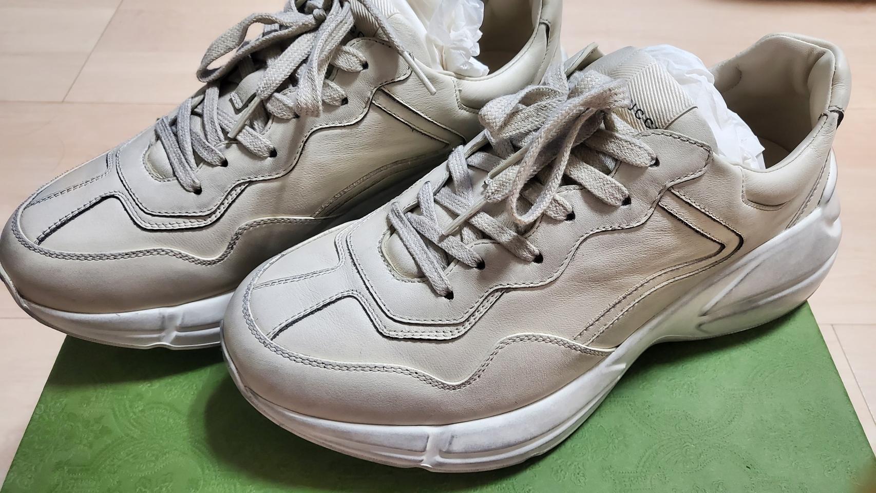 (새상품/정품)구찌 라이톤더티 남성운동화 팝니다(275-280)