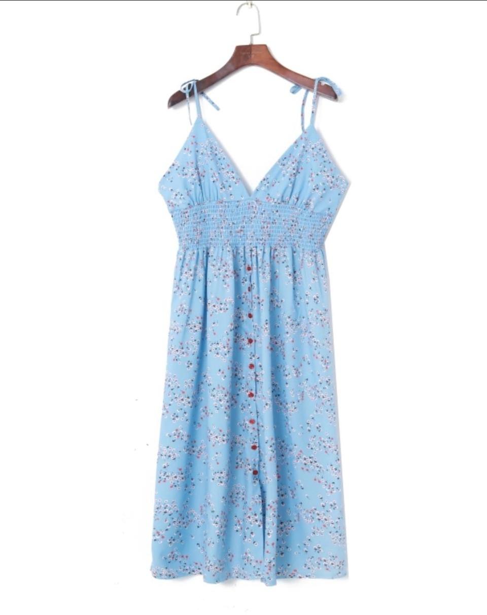 스카이블루 원피스(77)