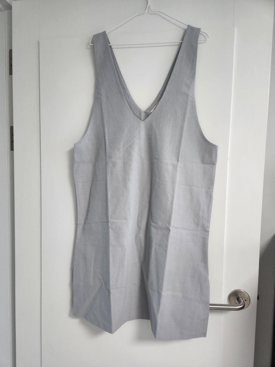 린넨 뷔스티에 원피스