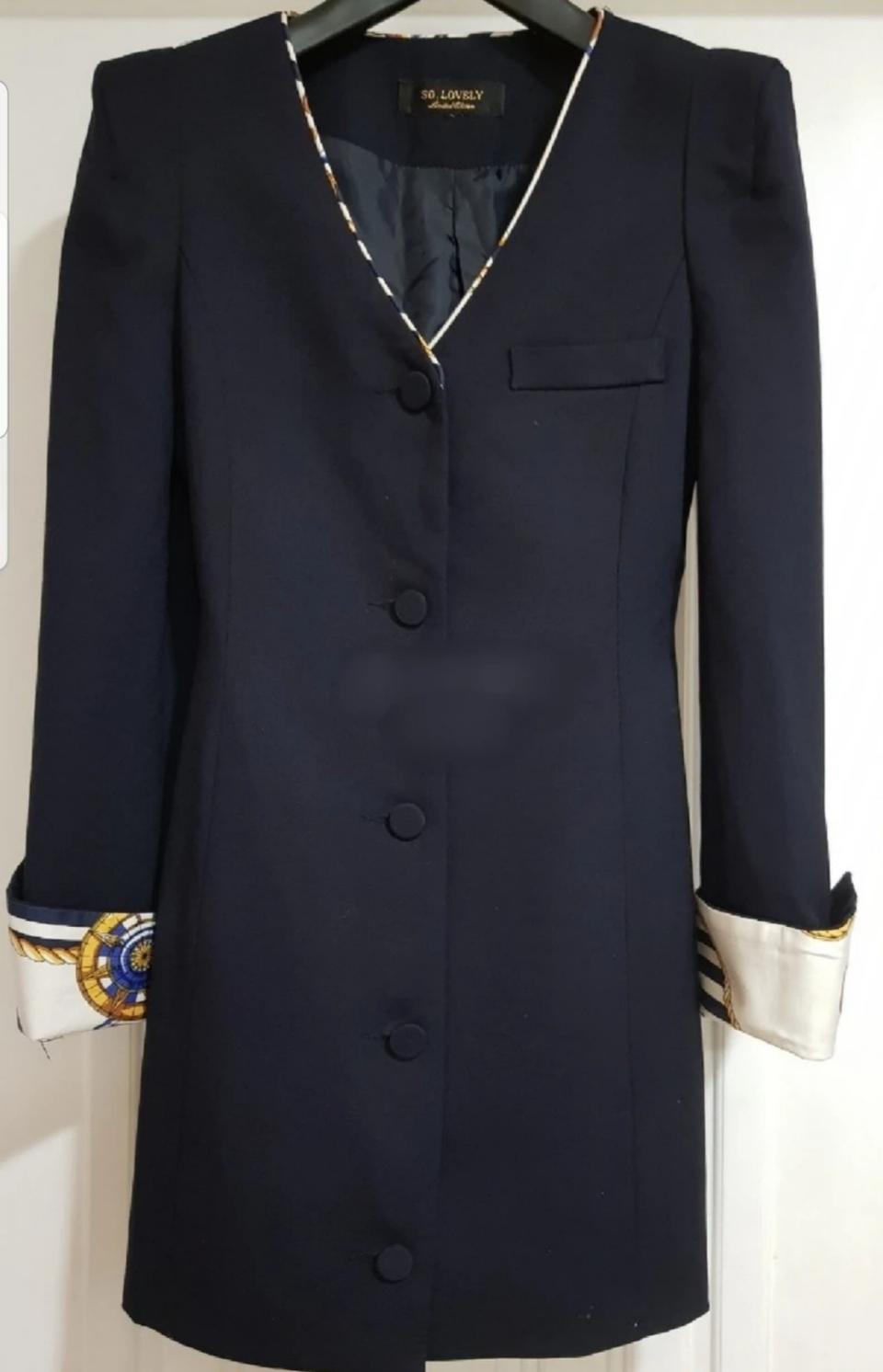 제시뉴욕 st 엣지 네이비 자켓 44~55