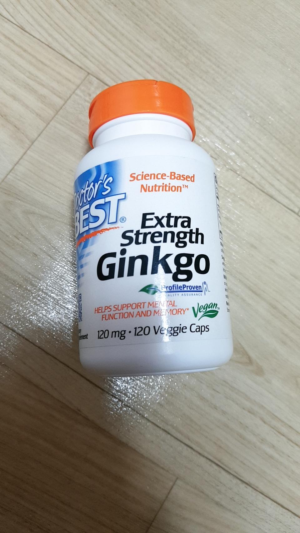 닥터스베스트 엑스트라 스트렝스 징코 120mg 베지 캡 120개입