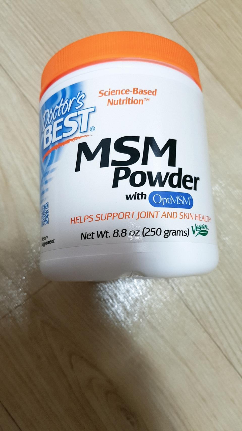닥터스베스트 MSM 가루 250g 식이유황 옵티엠에스엠 파우더.
