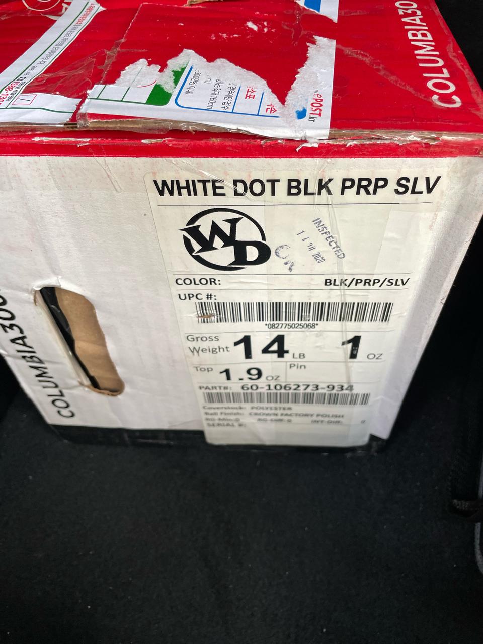 콜럼비아300 화이트닷 14파운드