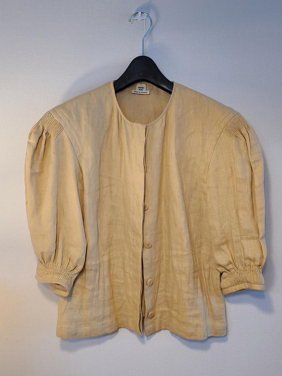 에르메스 보헤미안 스타일 린넬 여성 셔츠 (정품 100%)