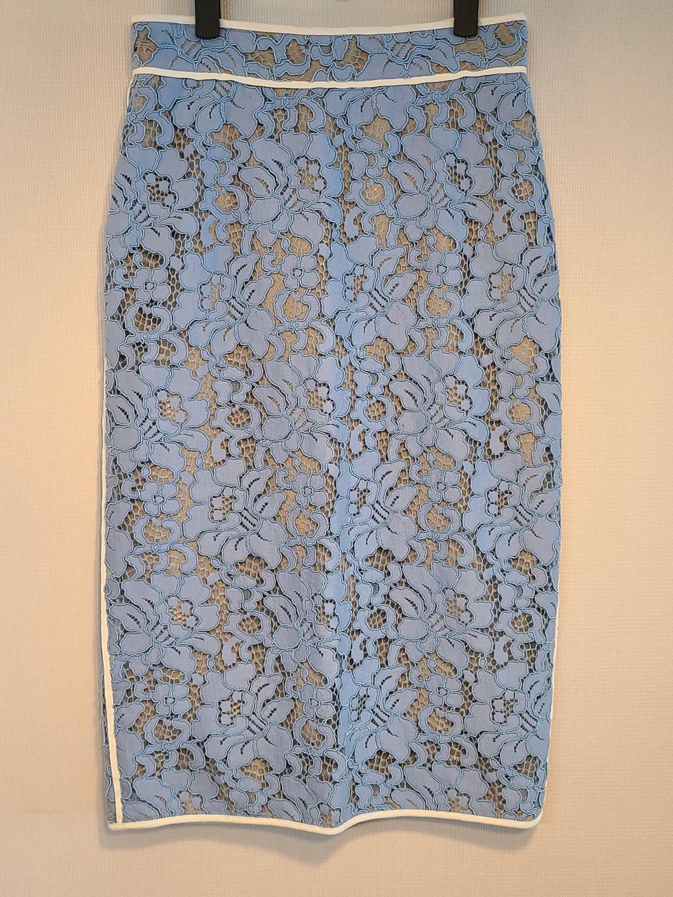 MSGM H라인 플라워 레이스 치마 (정품 100%)