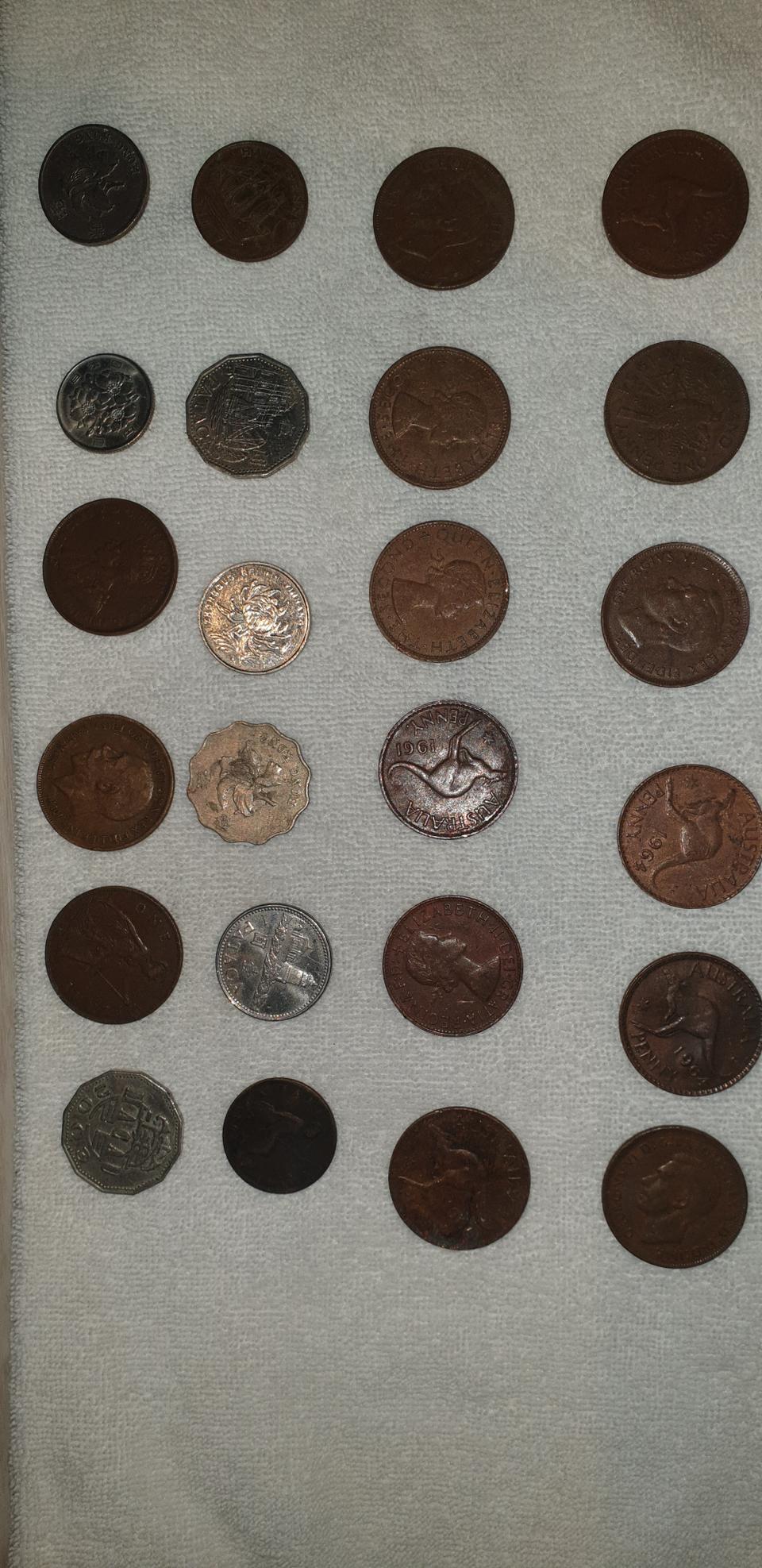 외국동전  팔아요