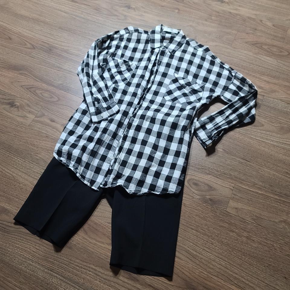 오버핏 린넨셔츠 슬랙스 셋업