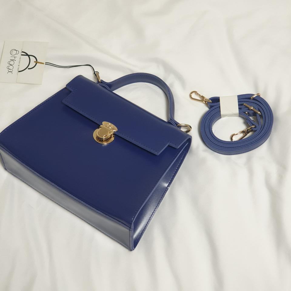 새상품 블루 토드백